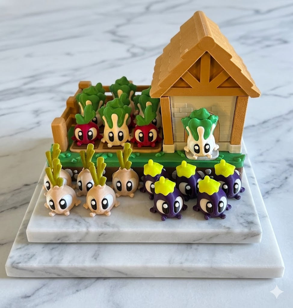 Veggie Garden Tiny Terrarium