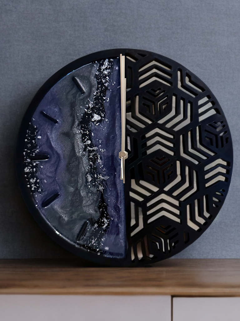 Geometric Wall Clock- Custom Order