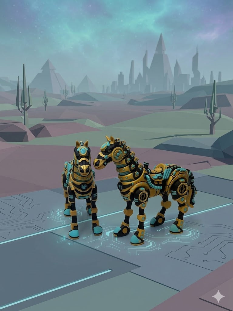 Articulated Cyber Horse