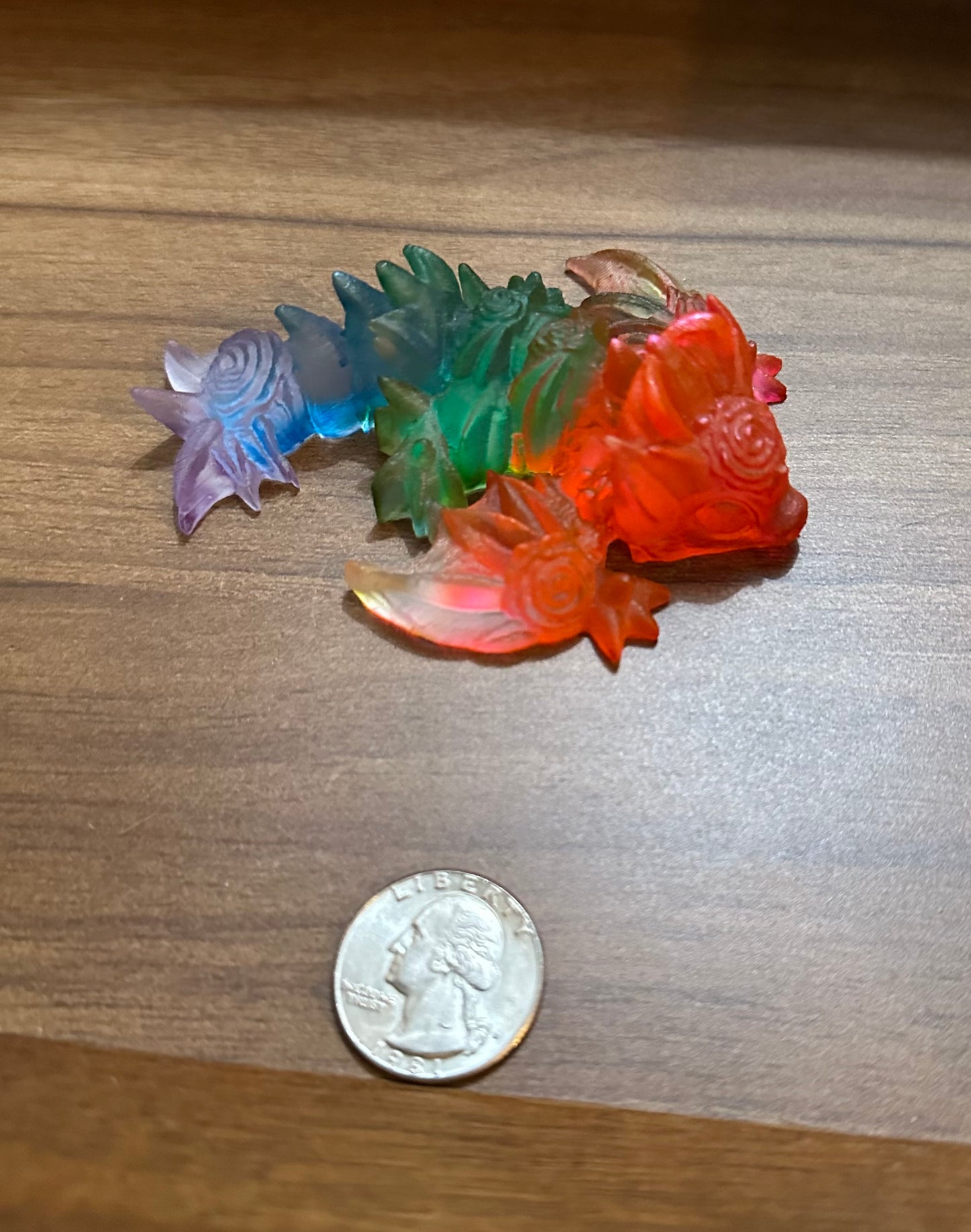Hand Poured Resin Dragon