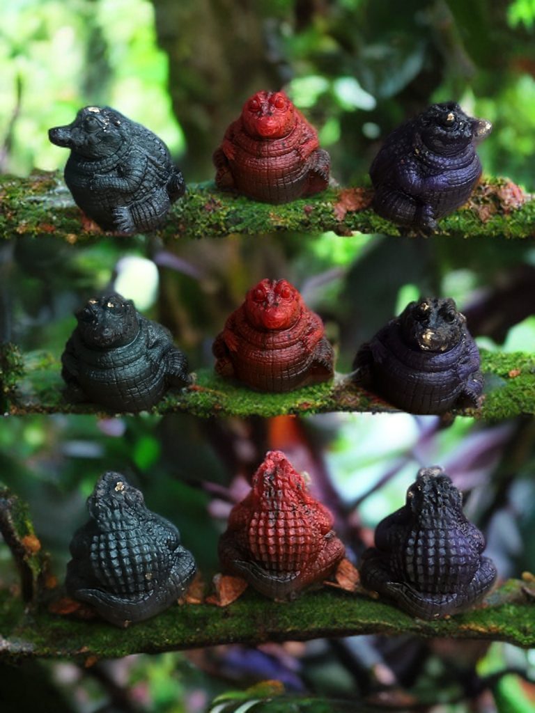 Hand Poured Resin Chunky Crocodile