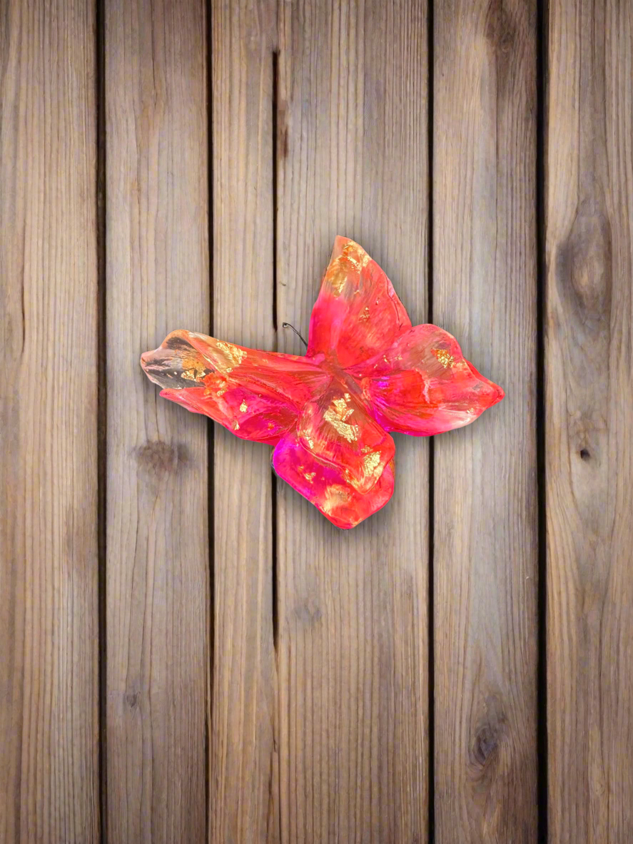 Medium Hand Poured Resin Butterfly