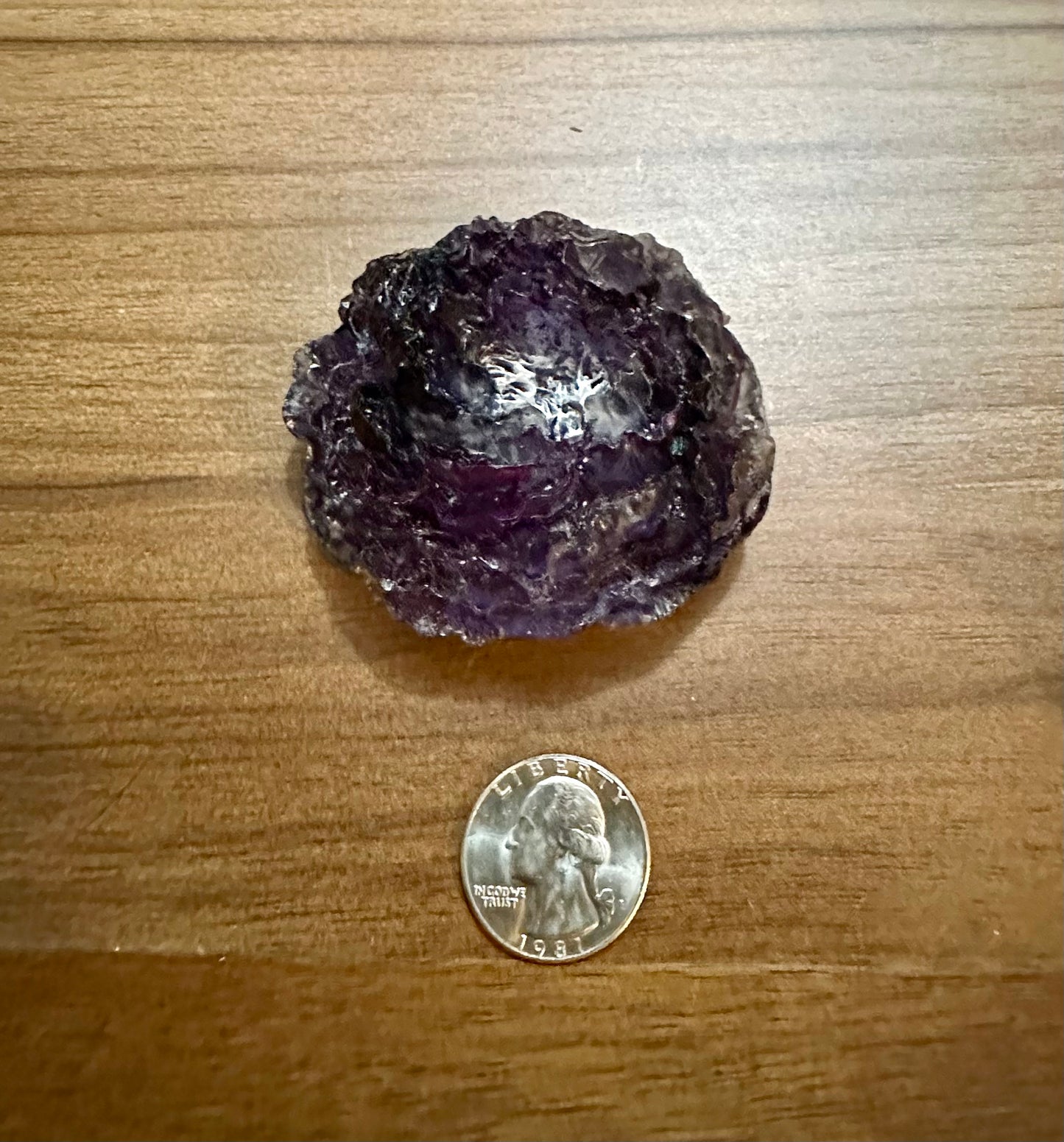 Hand Poured Resin Peony Flower- Purple, Charcoal, White