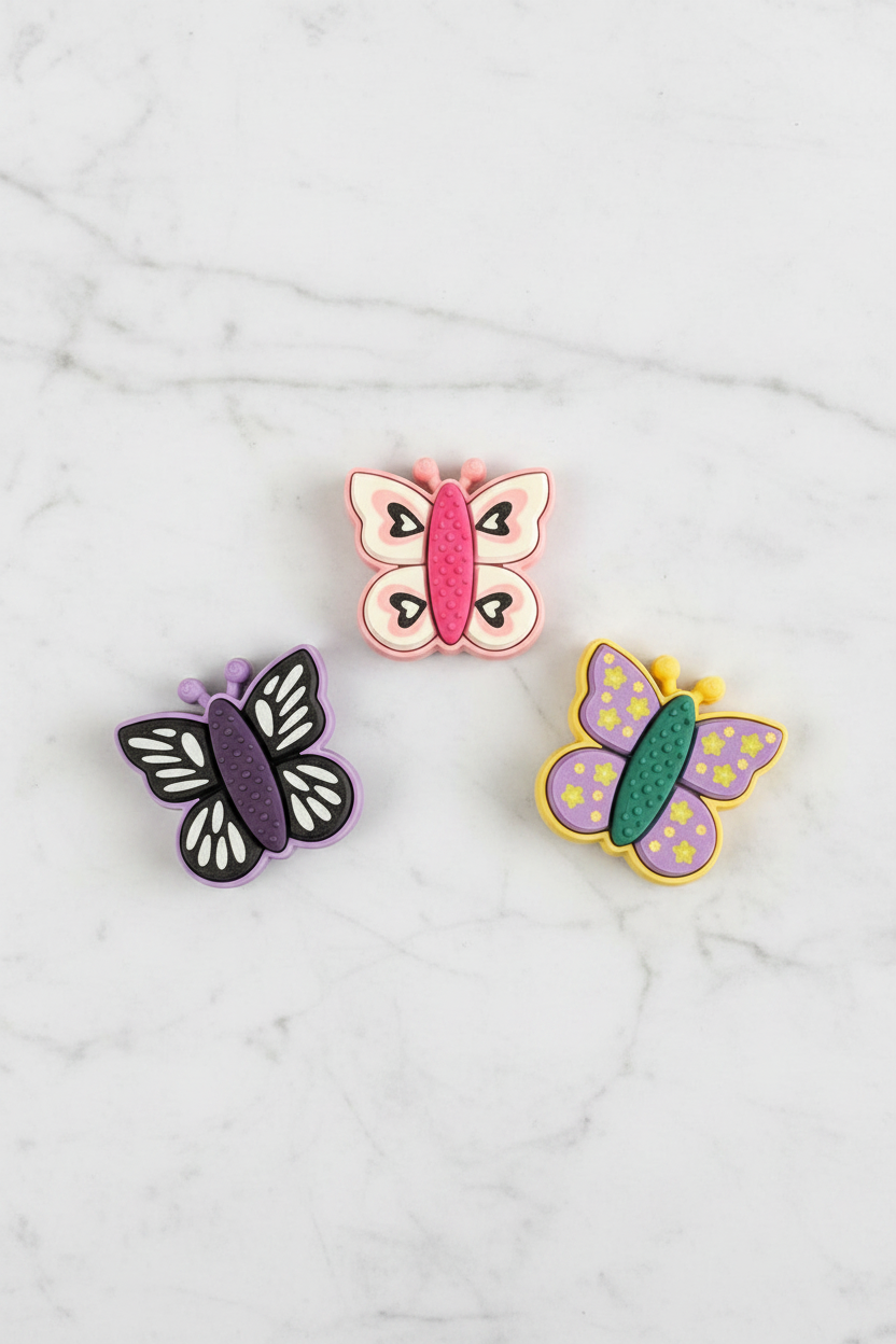Butterfly Clicker Keychains