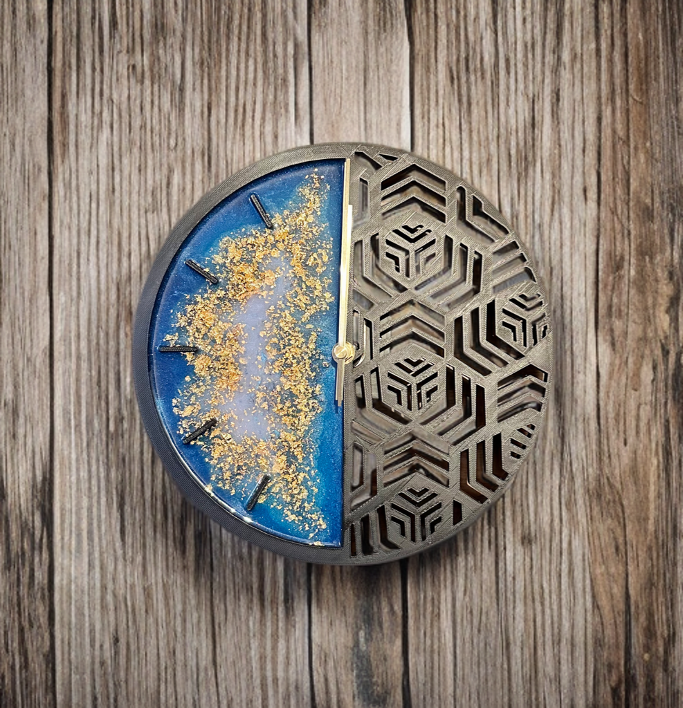 Honey Comb Wall Clock- Custom Order