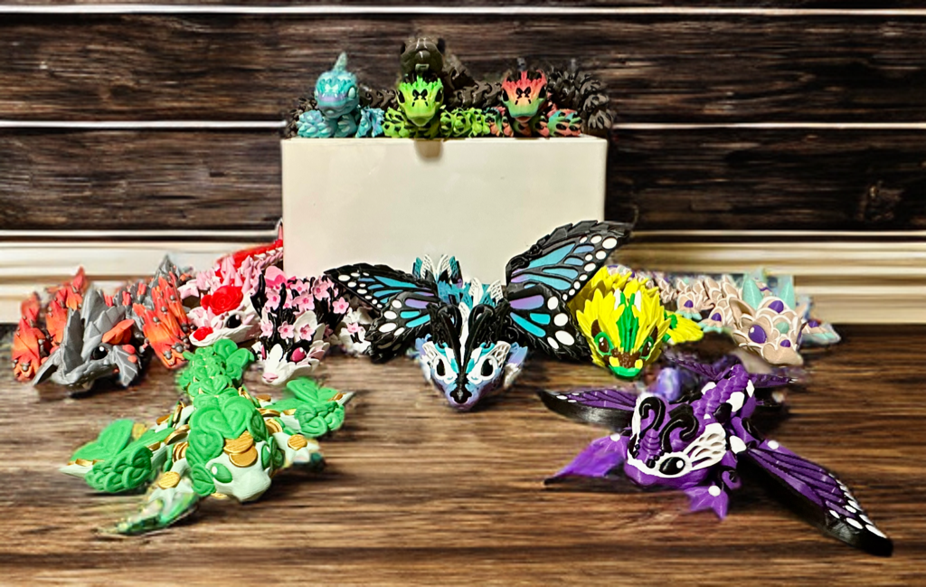 3D Printed Dragons