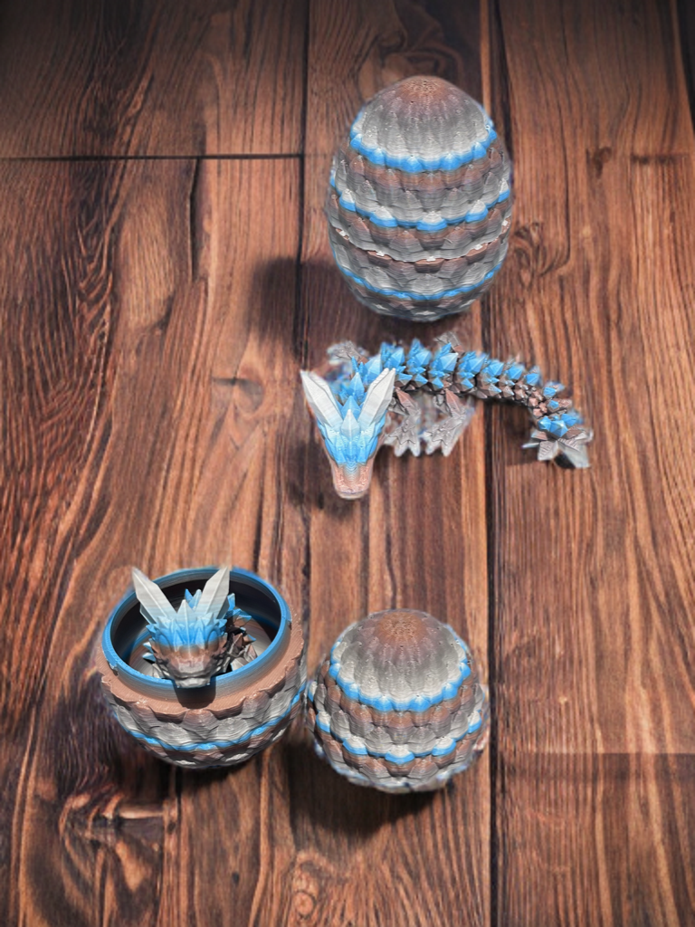 Articulated Mini Crystal Dragons