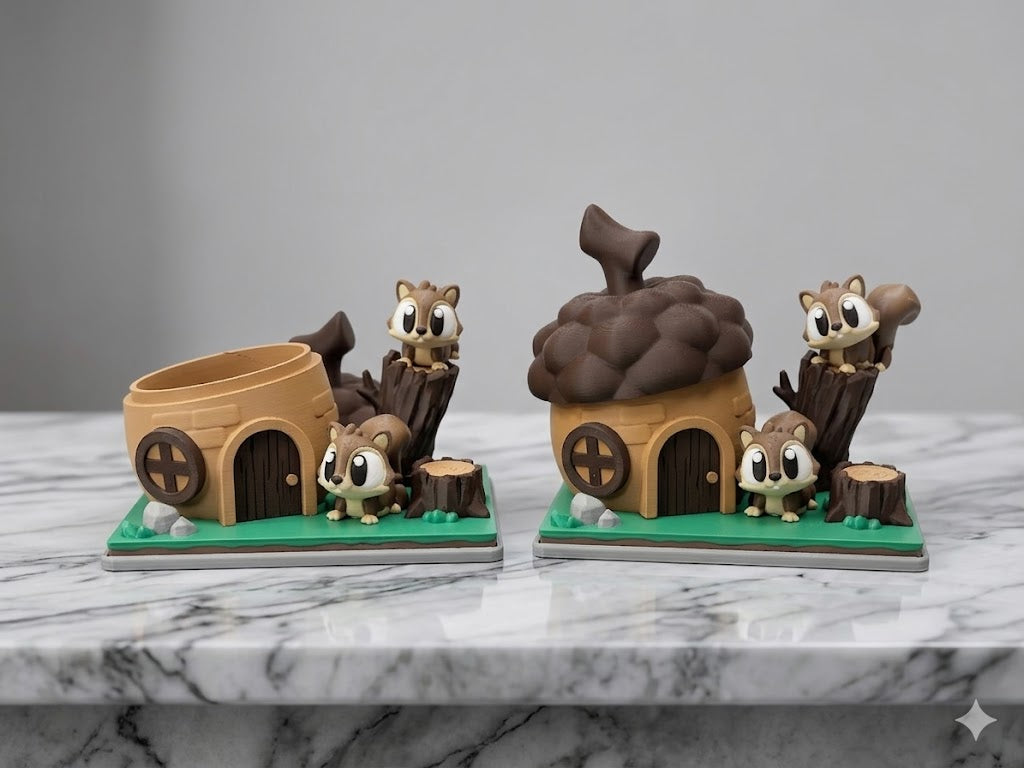 Squirrel Hut Tiny Terrarium