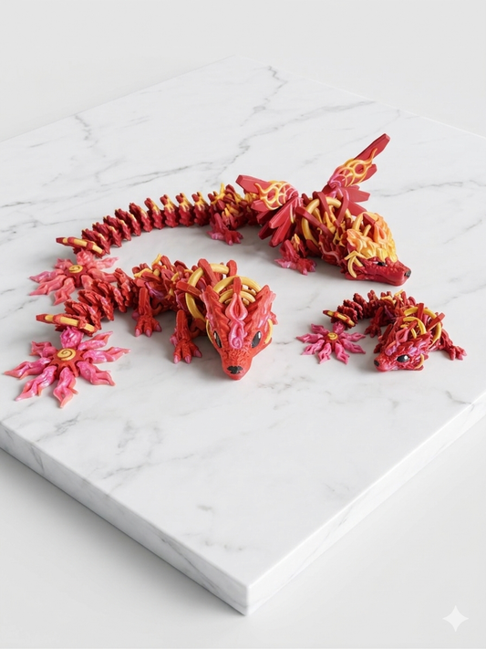 ☀️ Solar Dragon – Articulated Fantasy Dragon