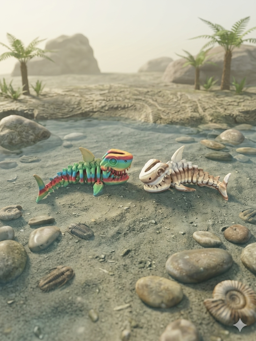 Articulated Small Skelly Shark