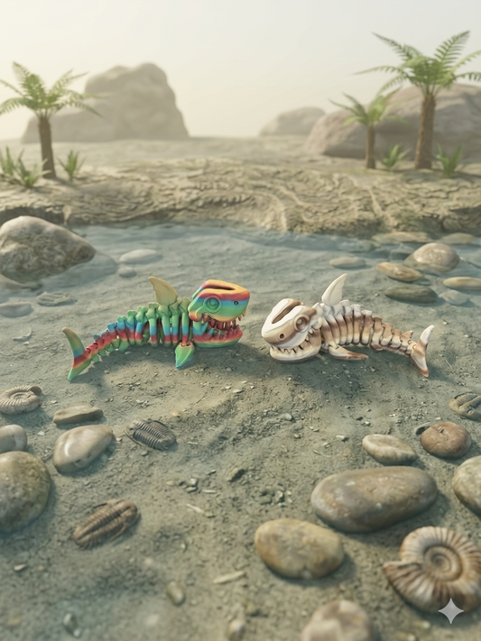 Articulated Small Skelly Shark
