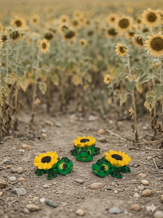 Articulated Small Sunflower Turtle