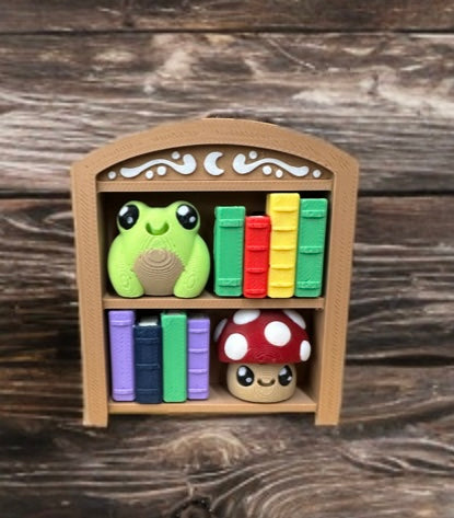 Bookshelf Clicker Keychains 📚