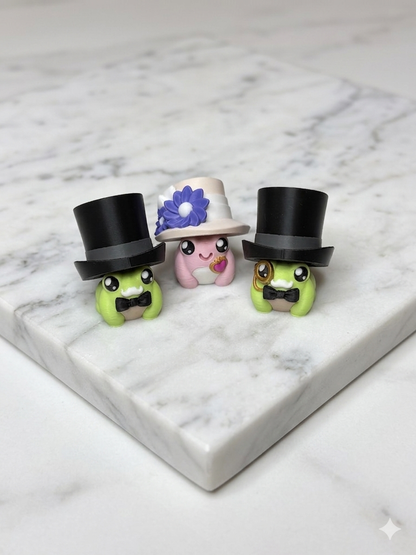 Fancy Toad Clicker Keychains