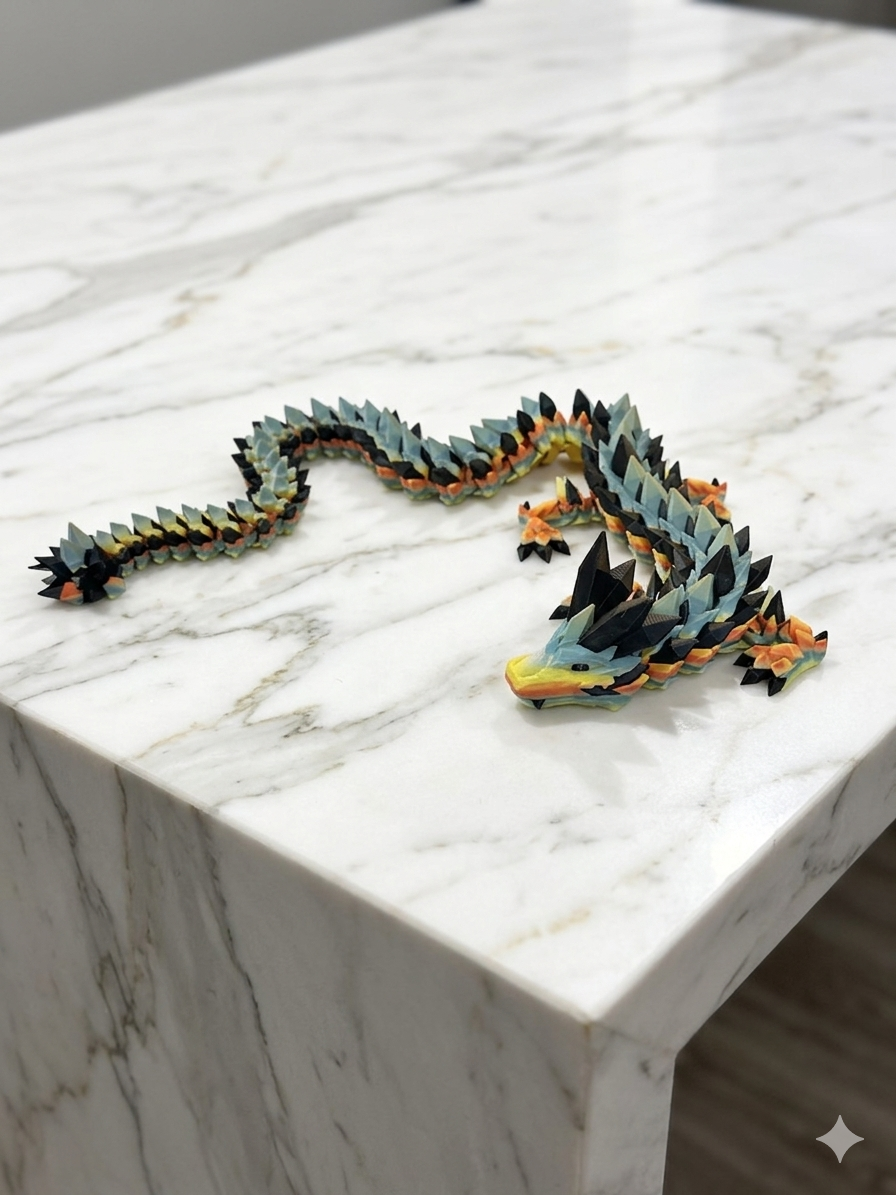 Articulated Large Crystal Dragon