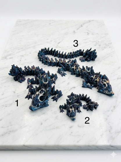 🌙 Lunar Dragon – Articulated Fantasy Dragon