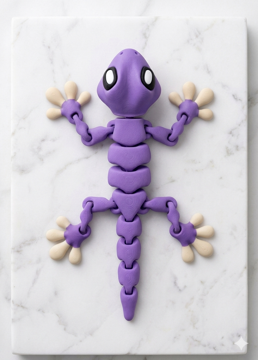 Articulated Magnetic Gecko