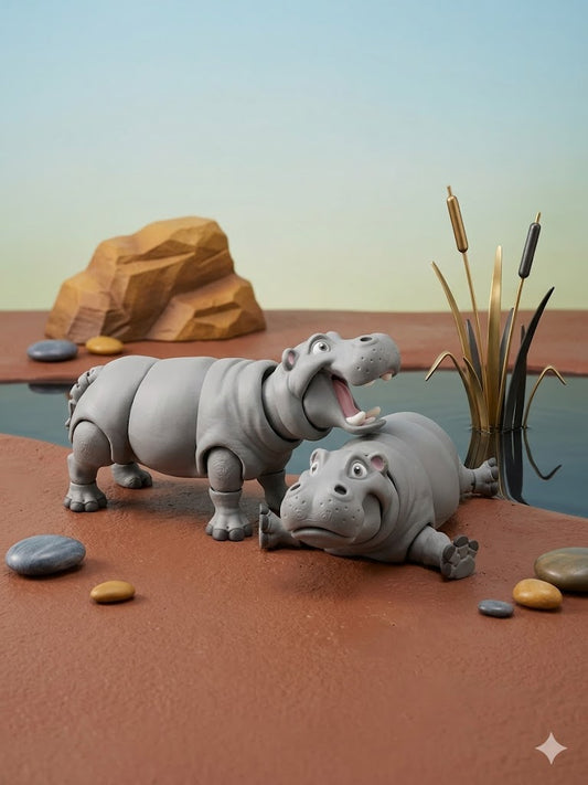Articulated Hippopotamus