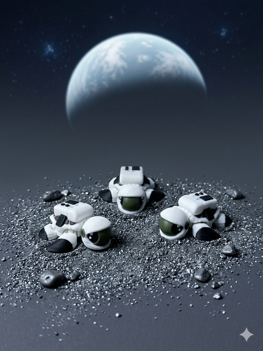 Articulated Small Astronaut Turtle
