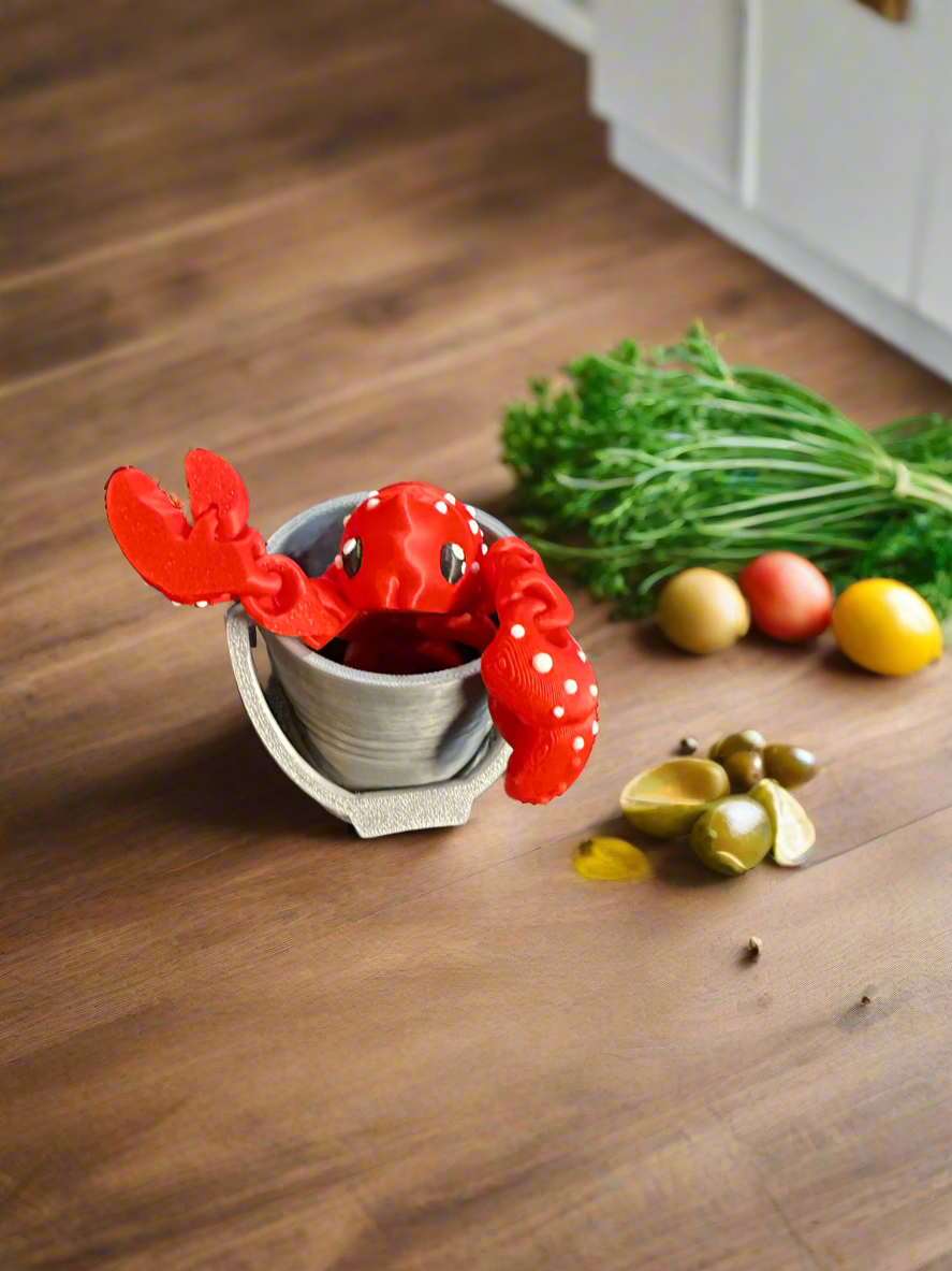 Articulated Lobster in Bucket 🪣