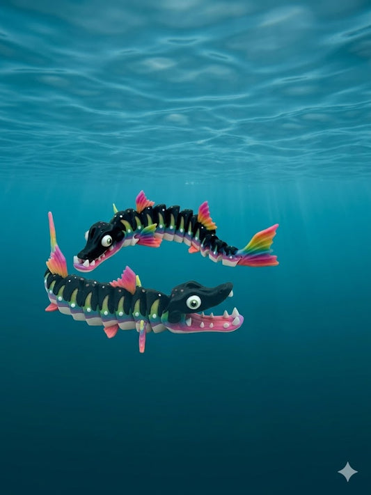 Articulated Glowing Barracuda