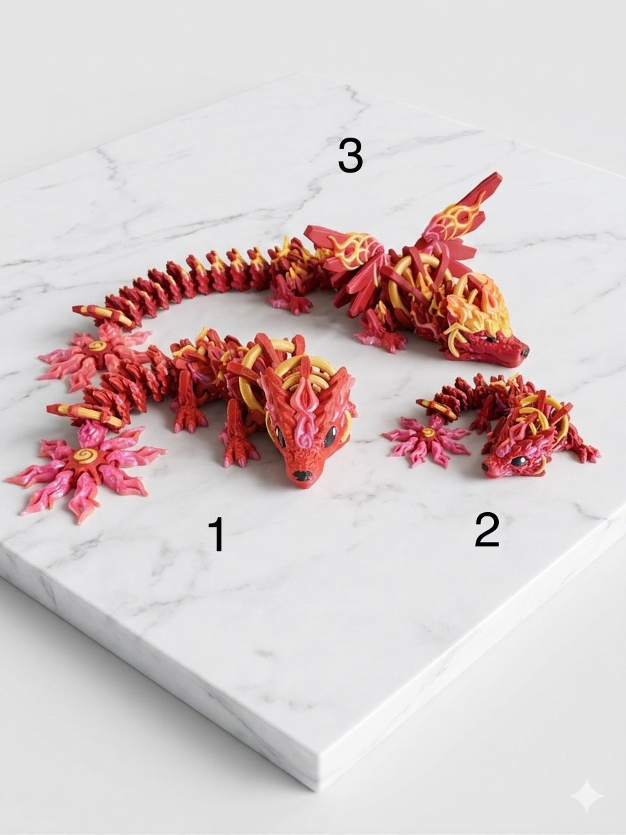 ☀️ Solar Dragon – Articulated Fantasy Dragon