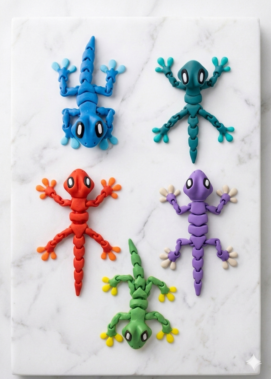 Articulated Magnetic Gecko