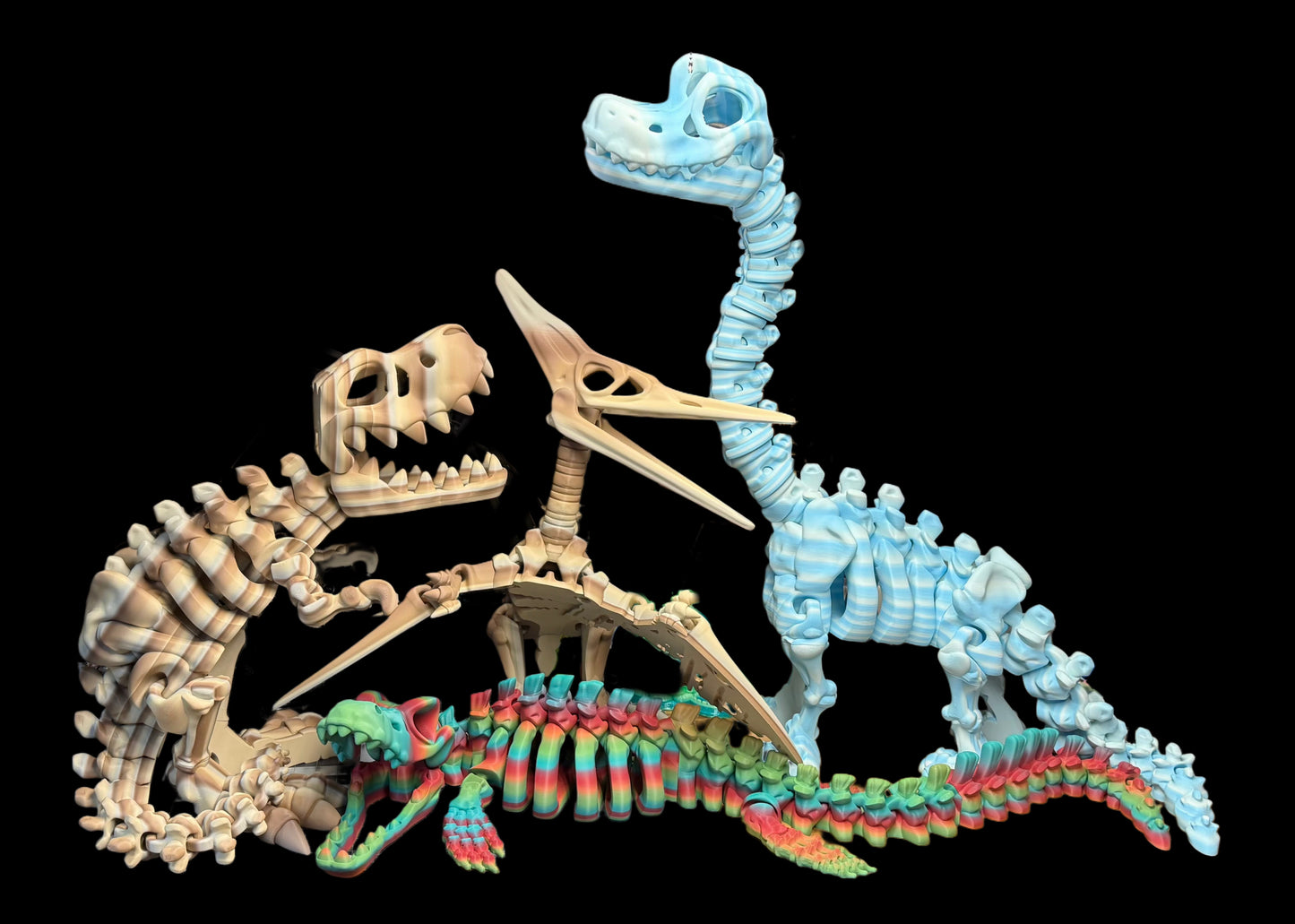 Giant Articulated Skeleton Dinosaurs