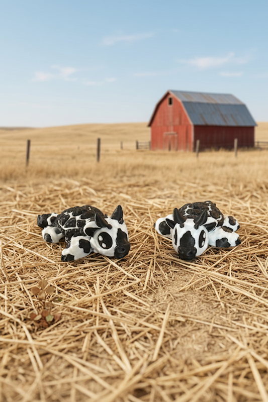 Articulated Small Dairy Cow Turtle