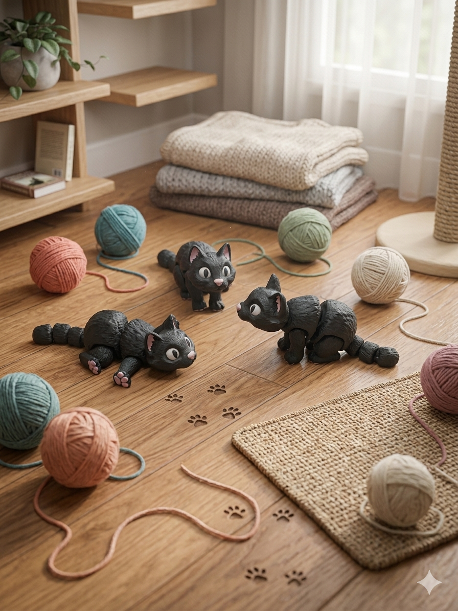 Articulated Small Cat