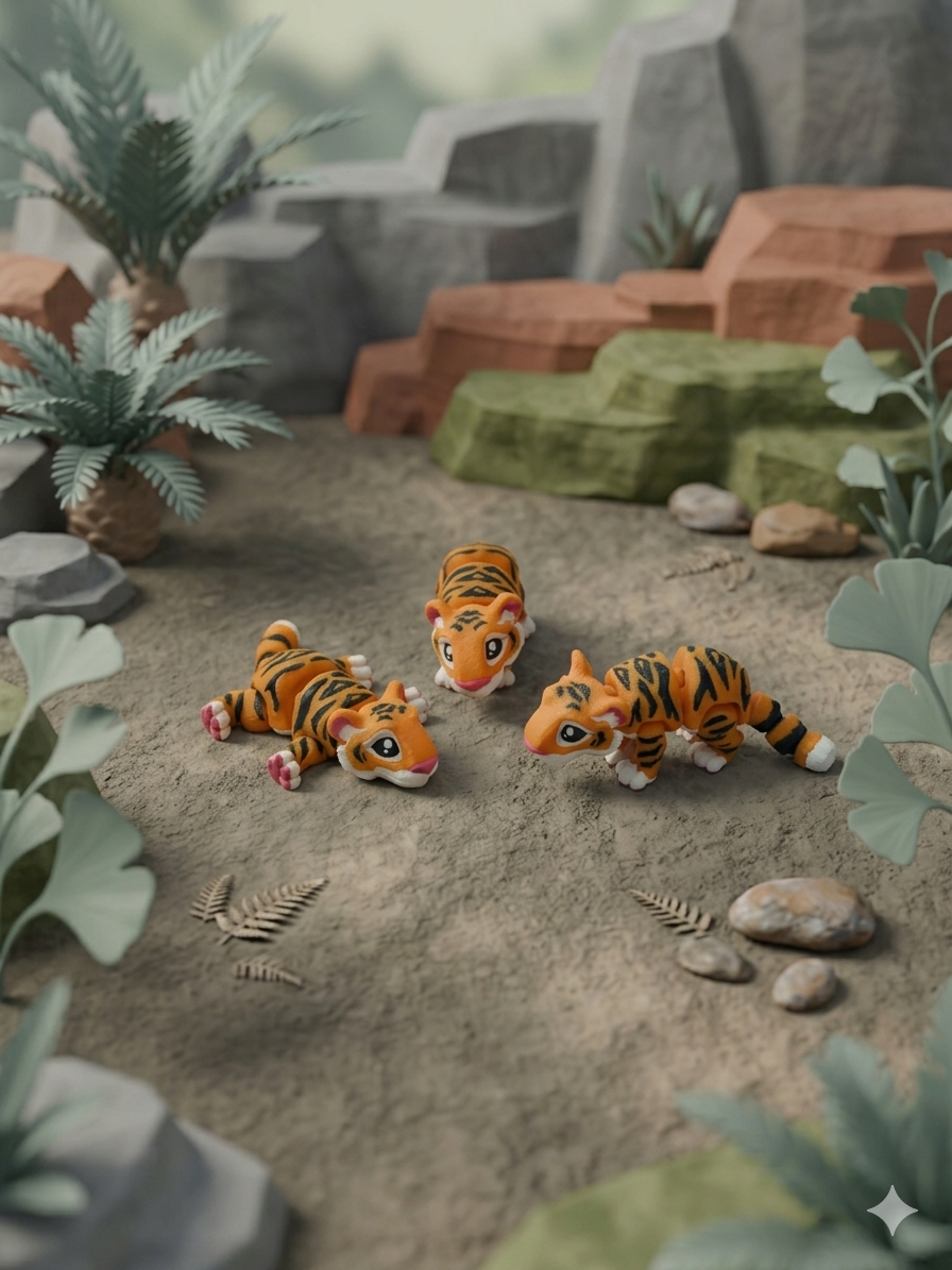 Articulated Small Tiger