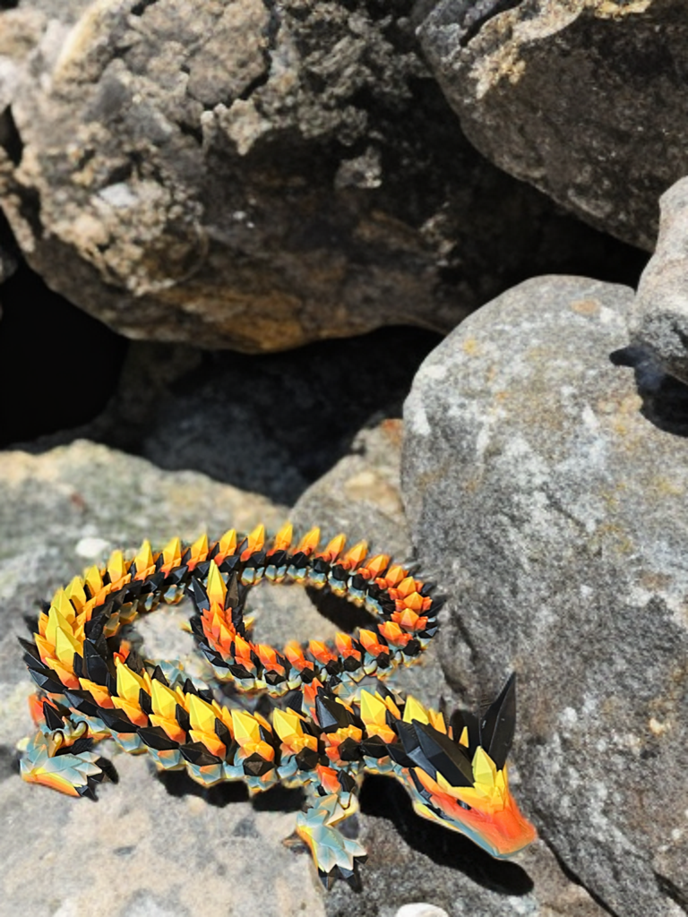 Articulated Large Crystal Dragon