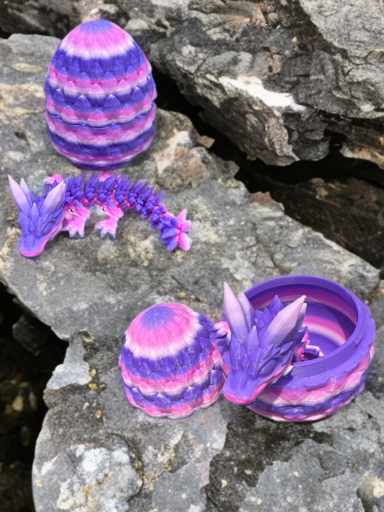 Articulated Mini Crystal Dragons