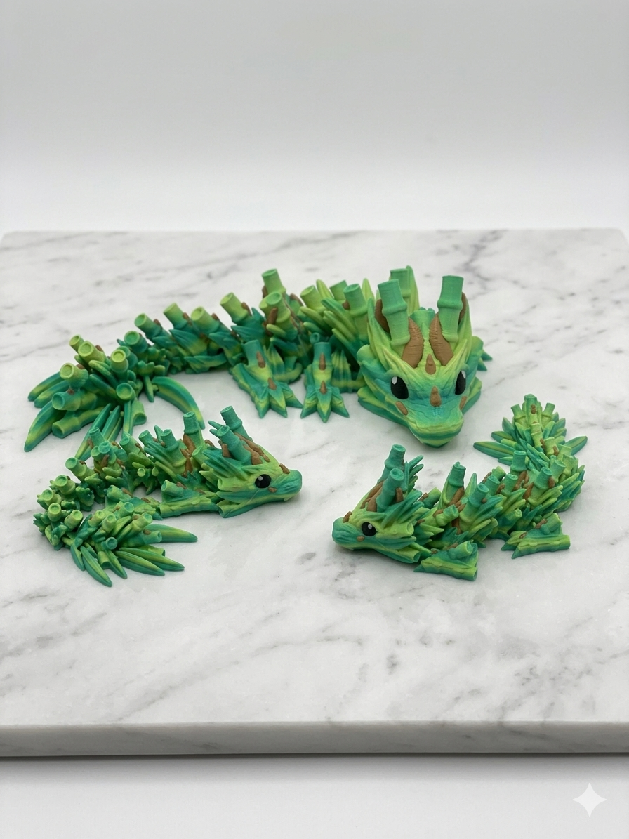 Articulated Bamboo Dragon
