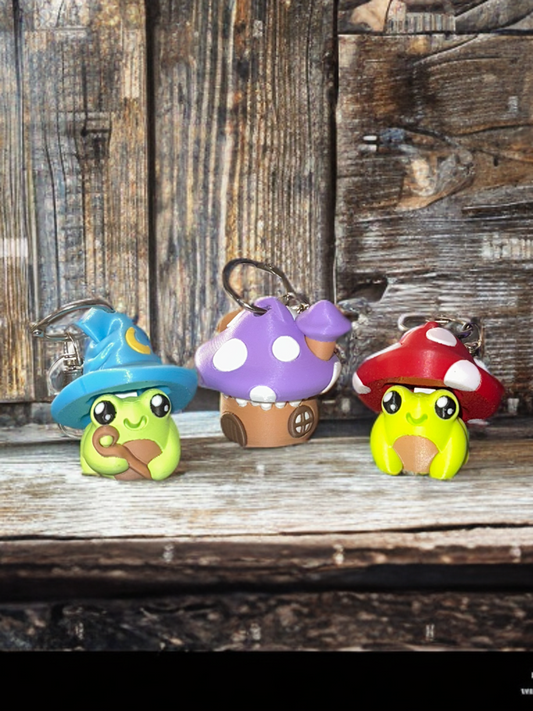 Magical Toad Clicker Keychains