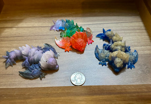 Hand Poured Resin Dragon- Custom Order
