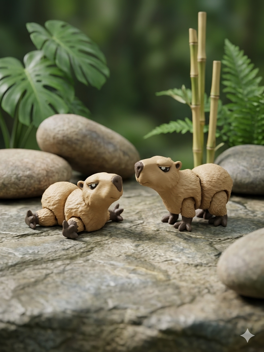 Articulated Small Capybara