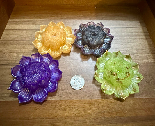Hand Poured Resin Blooming Flower (Style 2)- Custom Order