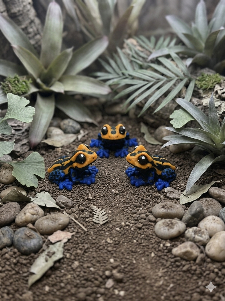 Articulated Small Poison Dart Frog
