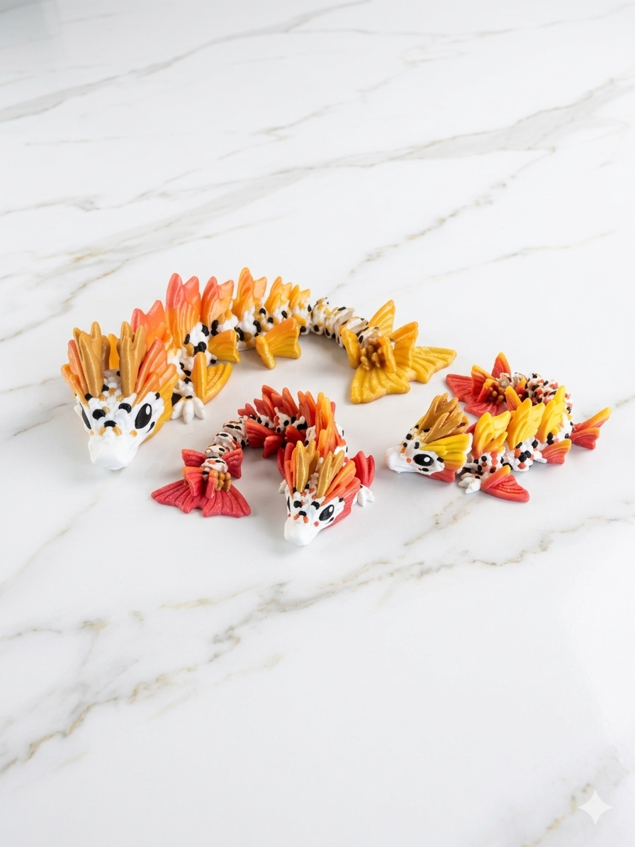 Articulated Koi Dragon