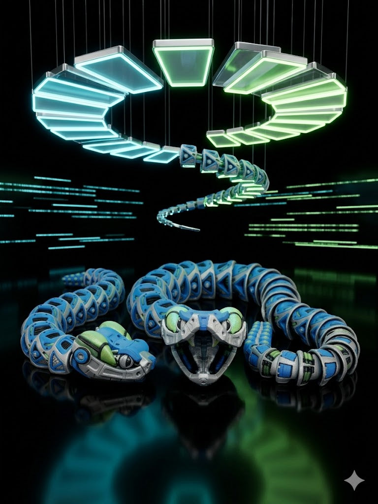 Articulated Robo Rattler Snake