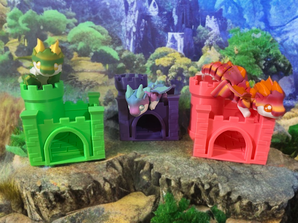 Dragon w/ Castle
