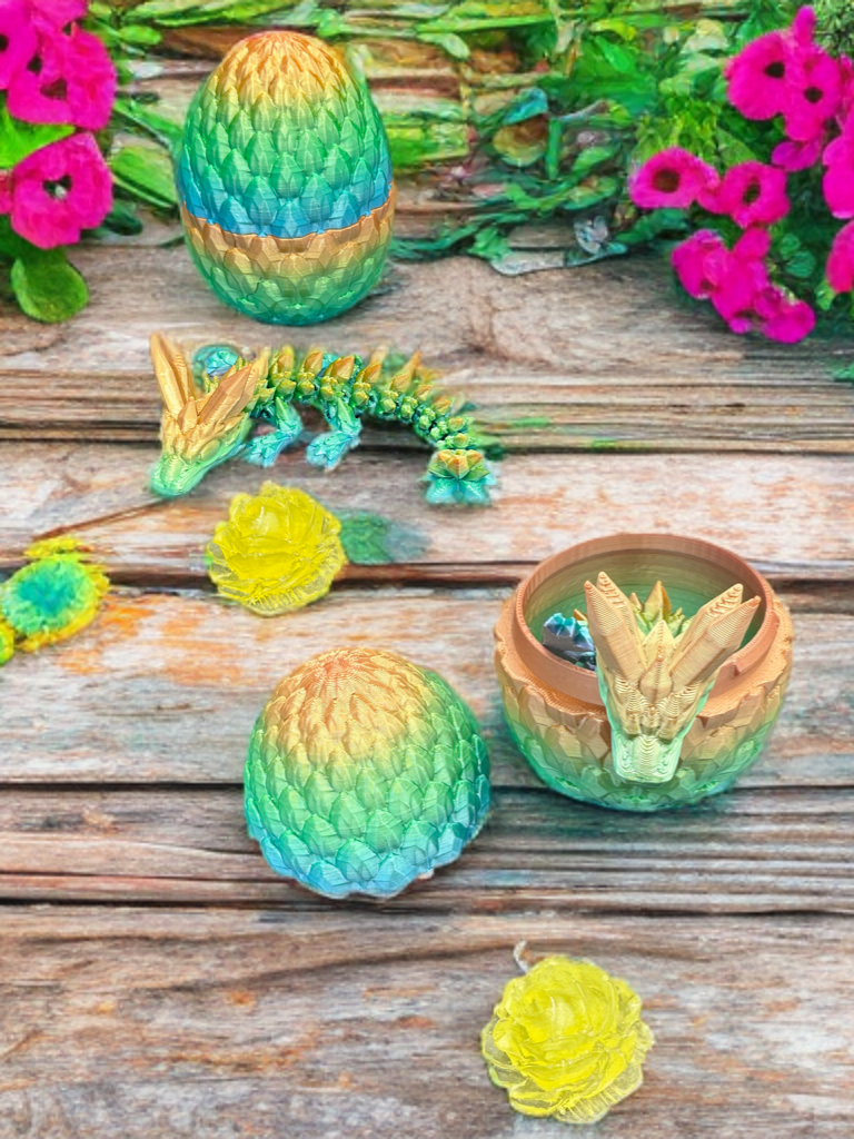 Articulated Mini Crystal Dragons