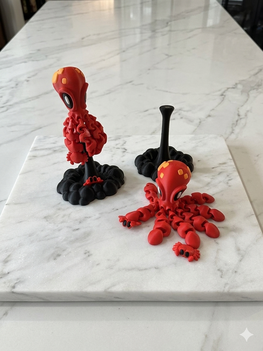 Articulated Magnetic Octopus