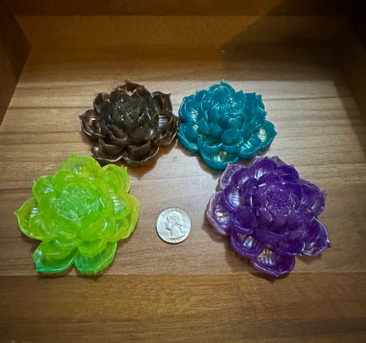 Hand Poured Resin Blooming Flower (Style 3)- Custom Order
