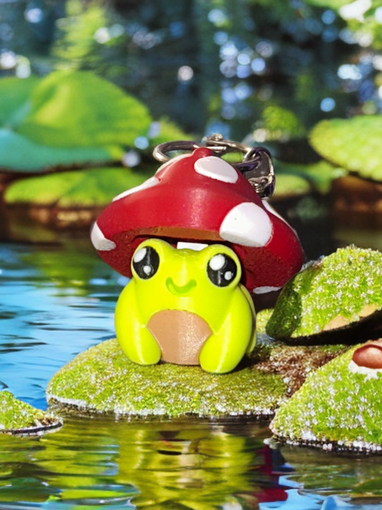 Magical Toad Clicker Keychains