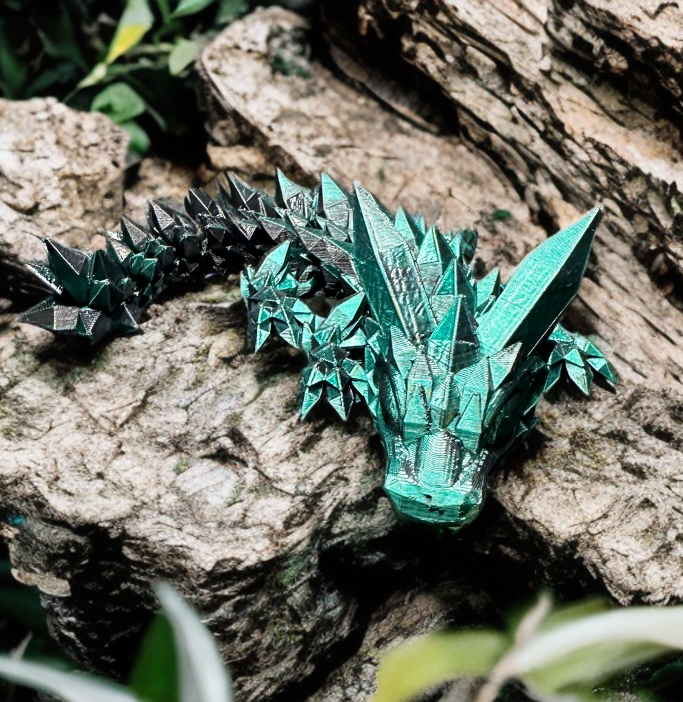 Articulated Medium Crystal Dragon