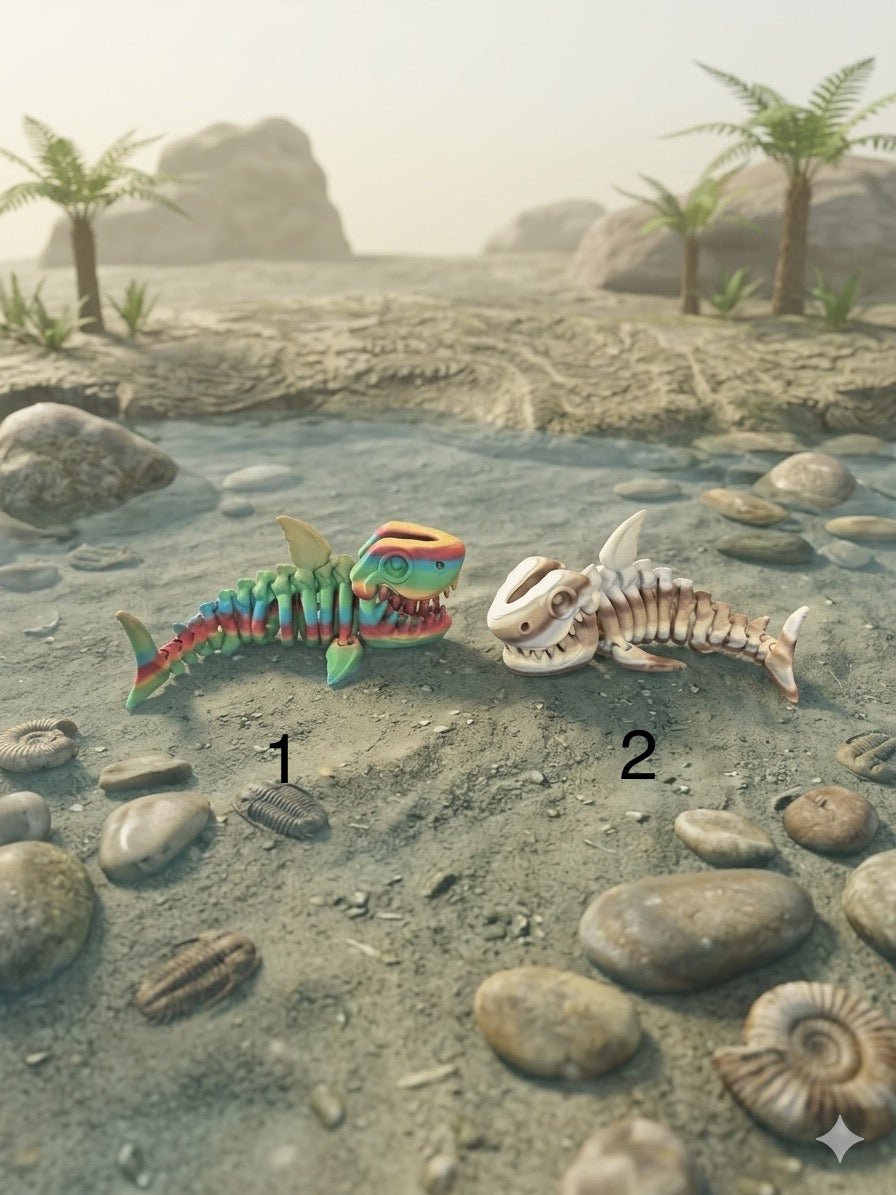 Articulated Small Skelly Shark