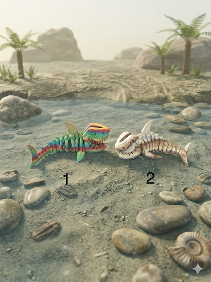 Articulated Small Skelly Shark