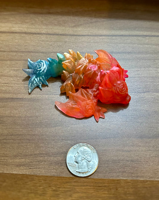 Hand Poured Resin Dragon